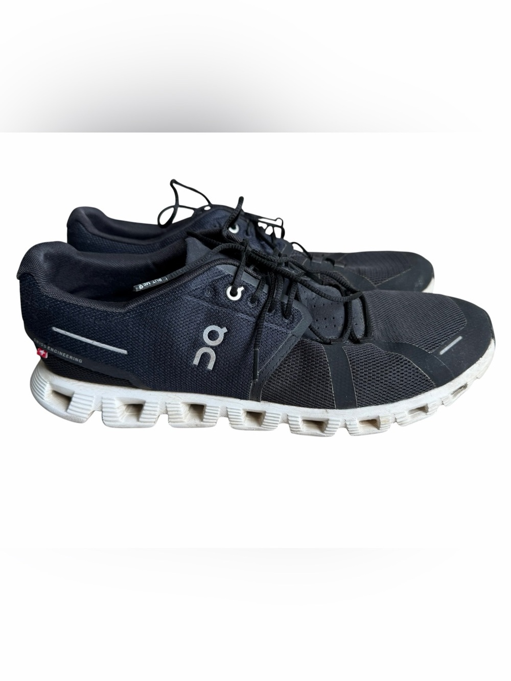 On Cloud 5 Sneaker Mens 11.5 Black Lightweight Running Shoe Casual Activewear
